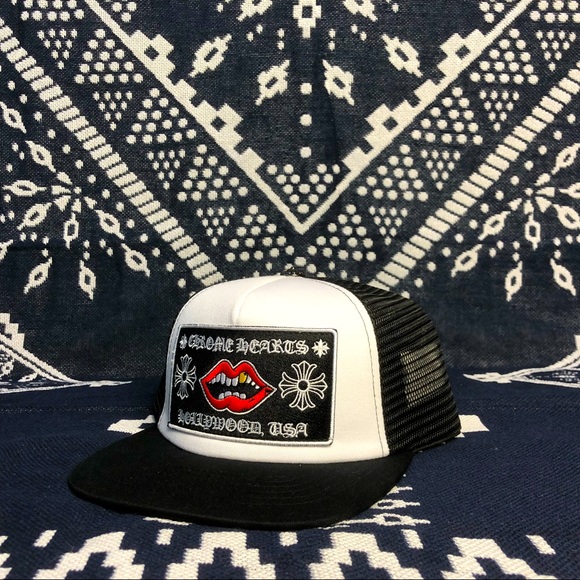 Chrome Hearts Other - Chrome Hearts ★ AUTHENTIC Matty Boy Hollywood Wh / Bk Trucker Hat